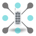 roboway EV1527 433MHZ 8 Button RF Remote Control Wireless Remote Control