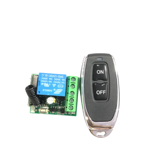 roboway dc 12v 10a 315mhz 2 button rf remote control switch with 1 channel relay