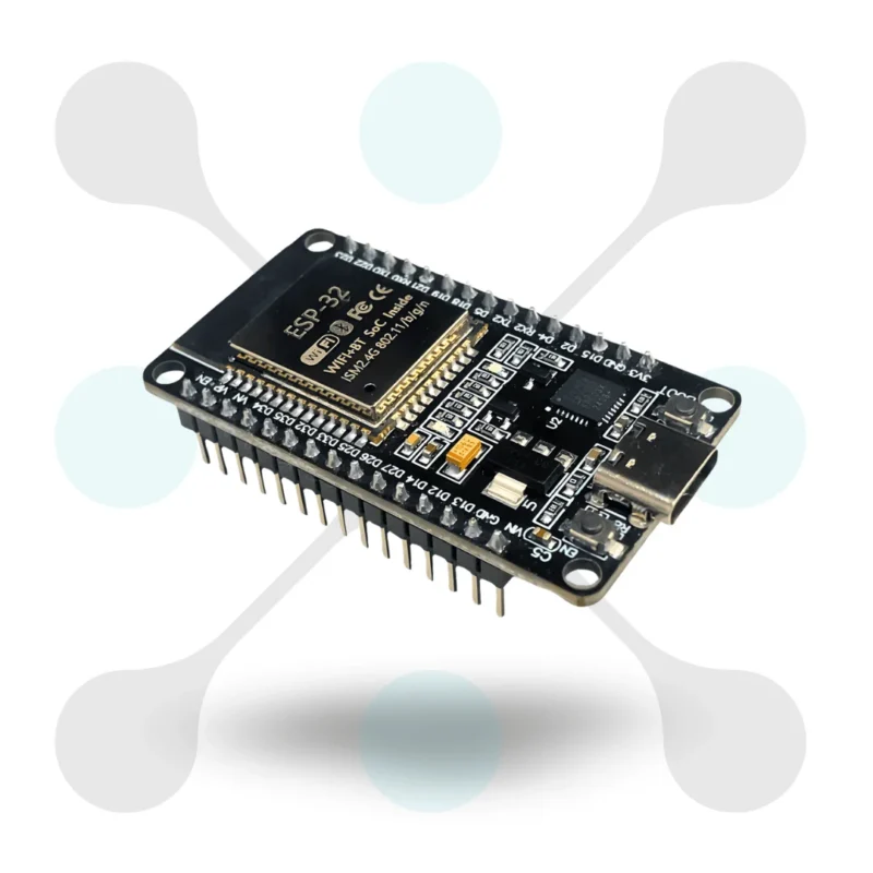 roboway Type C ESP 32 Development Board CP2102 WiFi Bluetooth Ultra-Low Power Consumption Dual Core (30 PIN)
