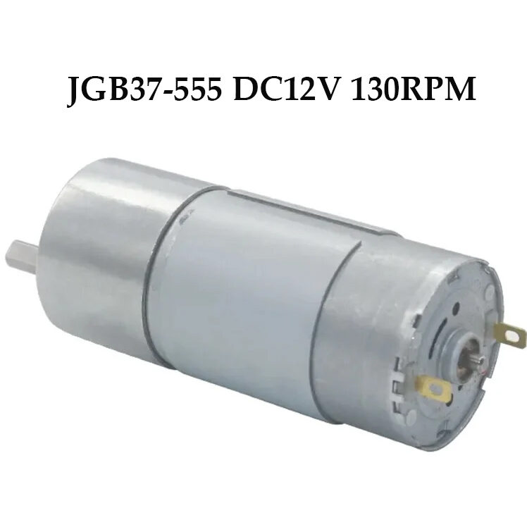 roboway JGB37-555 DC12V 130RPM High Torque Gear Motor
