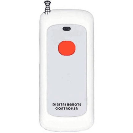roboway 433MHZ 1 Button RF Remote Control RF Switches EV1527 learning code White