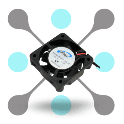 roboway DC 12V 4010 Cooling Fan - 40X40X10 mm Size