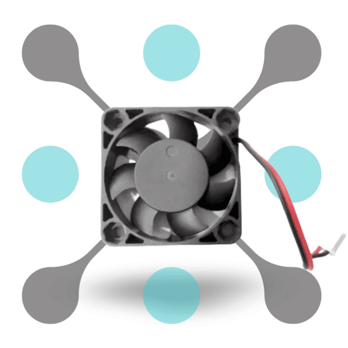 robowayy DC 12V 4010 Cooling Fan