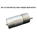 roboway RW 12V 600RPM High Torque Gear Motor