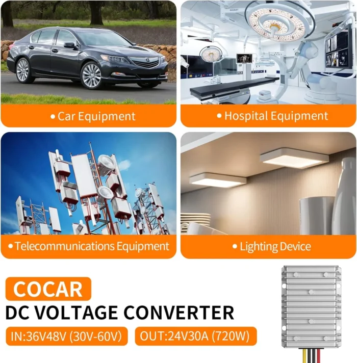 DC 24V TO 48V 10A 480W Dc Dc Step Up Boost Voltage Converter Power Supply Module IP68