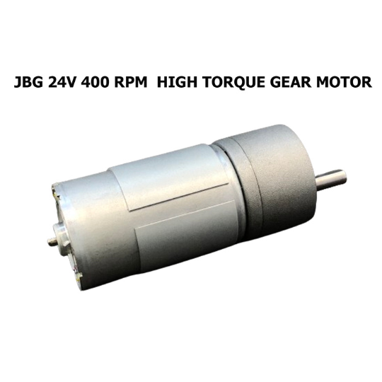 roboway JBG 24v 400 RPM High Torque Gear Motor