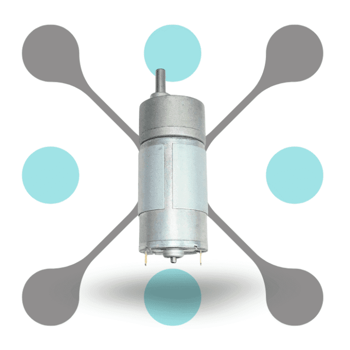 roboway 12V 265RPM RW High Torque Gear Motor