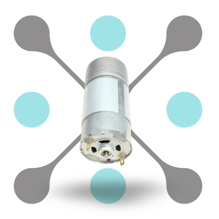 roboway RW 530RPM High Torque Gear Motor