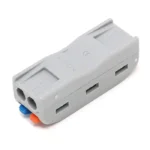 PCT-222 – Quick Connector 4 Terminal 2 In-2 Out Lever Wire Connector