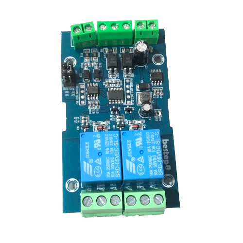 robowawy 7 to 24v 2 Channel Relay Module With Modbus RTU-RS485/TTL Anti Reverse Connection
