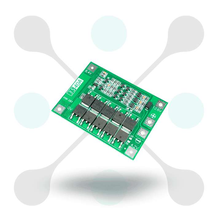Roboway 3S 40A 18650 Without Balance Lithium Battery Protection Board