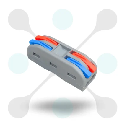 roboway PCT-222 Quick Connector 4 Terminal 2 In-2 Out Lever Wire Connector