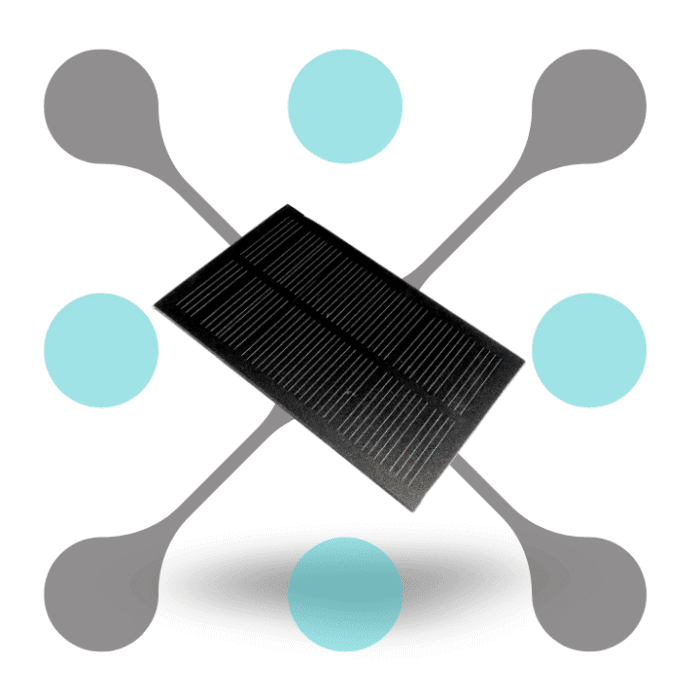 roboway 110 x 69mm 5V 180mA Mini Solar panel Cell Module