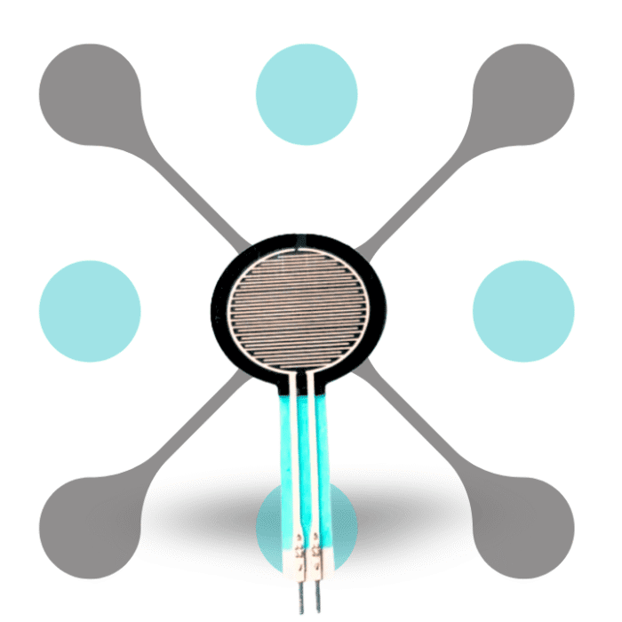 roboway 30mm 1.18inch Circular Force Sensor