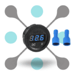 roboway DC 12V-24V LED Voltage Meter