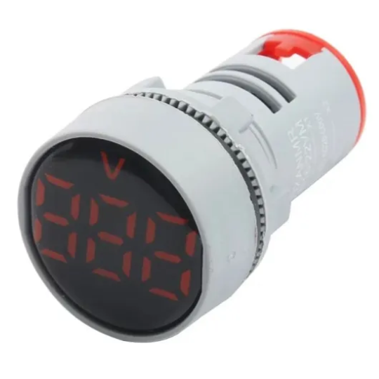 Red AC 20-500V Digital AC Voltmeter Voltage Meter Gauge Digital Display Indicator measuring range 25-500v