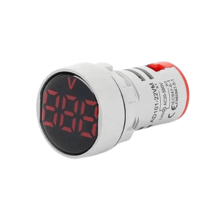 Red AC 20-500V Digital AC Voltmeter Voltage Meter Gauge Digital Display Indicator measuring range 25-500v