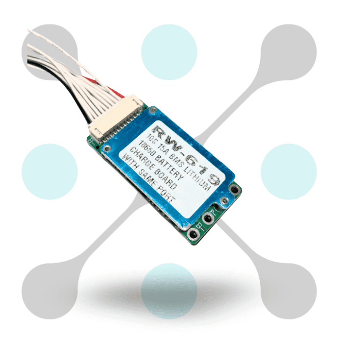 roboway 10S 15A BMS Battery Charge Board With Same Port