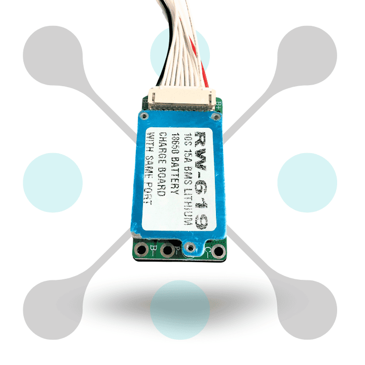 roboway 10S 15A BMS Lithium 18650 Battery Charge Board With Same Port