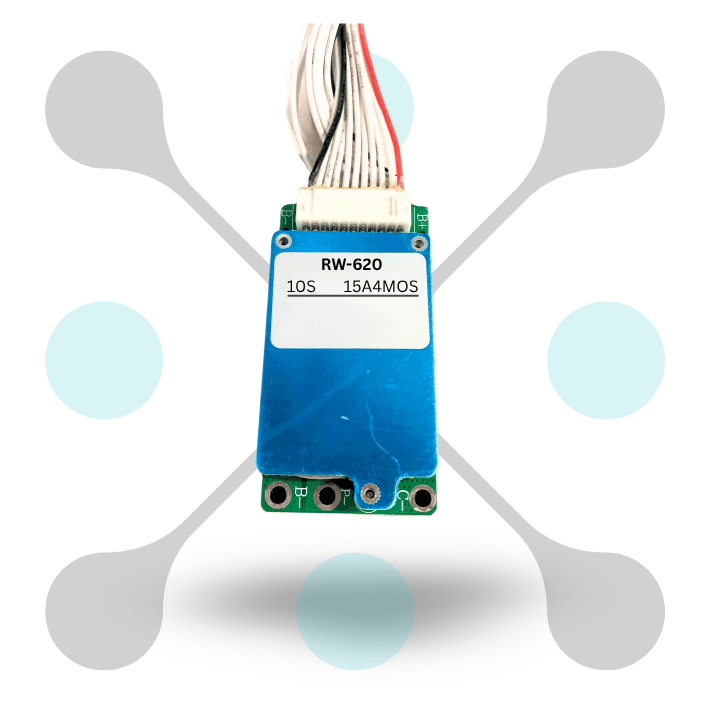 roboway 10S 15A BMS Lithium 18650 Battery Charge Board With Split Port