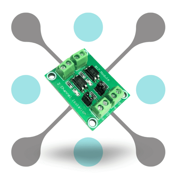 roboway 2 channel Optocoupler Isolation Module PC817