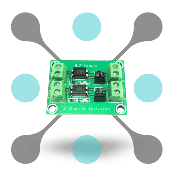 roboway 2 channel Optocoupler PC817 Isolation Module