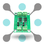 roboway PC817 2 Channel Optocoupler Isolation Module
