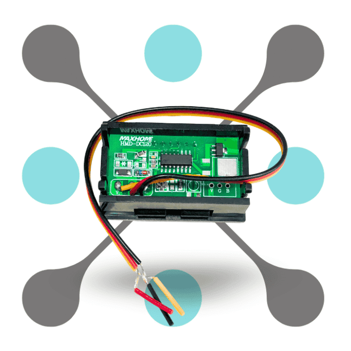 roboway 0-100V three wire digital volt meter