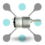 roboway-200 Rpm Silent Gear Motor 15 mm Side Shaft