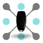 roboway 433.92MHZ 1 channel rf remote