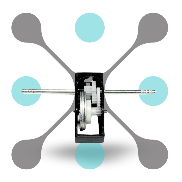 roboway Abs Toy Friction Gear Box