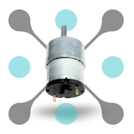 roboway G Energy DC 12V 200 Rpm Silent Gear Motor 15mm Side Shaft