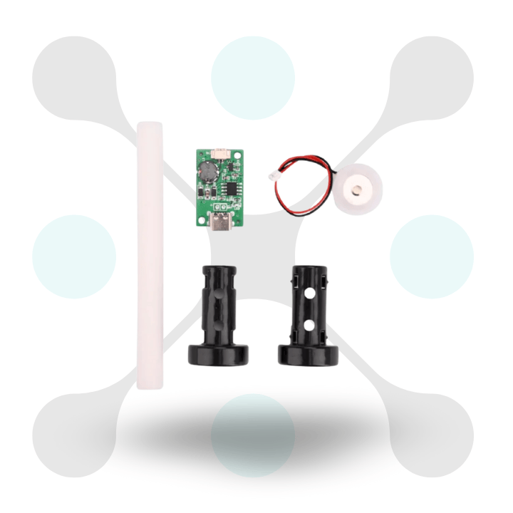 roboway Type-C USB Ultrasonic Mist Maker Humidifier - 5V Atomizer Module with 108KHz Disc & PCB