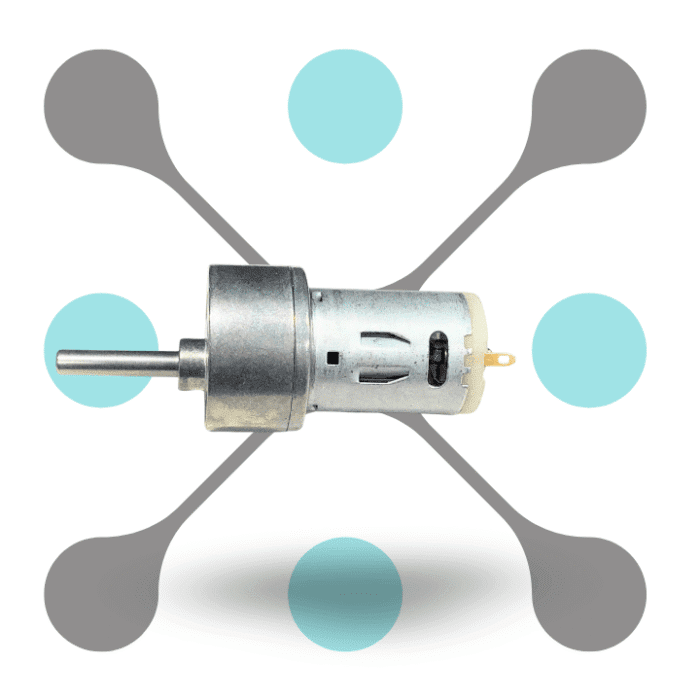 roboway high torque gear motor 200 rpm