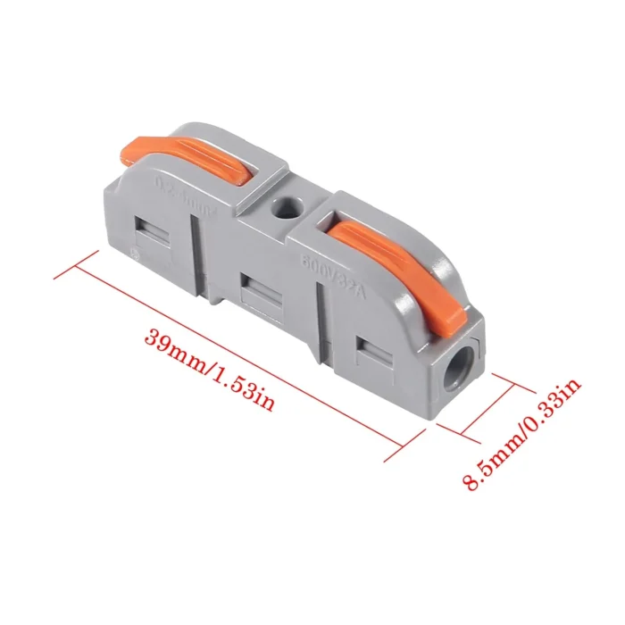 roboway pct 221 lever wire connector dimension