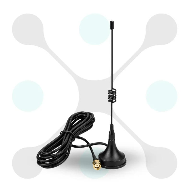 Roboway GSM 4G3G2G 12dBi LTE Flexible Magnetic Mount Antenna 3M