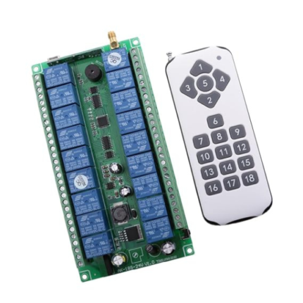 12-24vdc 18 channel Rf Remote Control With Relay Switch Transmitter