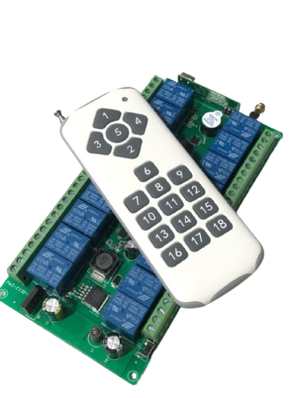 12-24vdc 18 channel Rf Remote Control With Relay Switch Transmitter