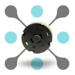 roboway GB37-520 dc 200rpm high torque gear motor