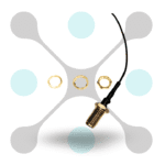 roboway Ipex to SMA Inner Hole Transfer Line WiFi 3G4G5g 1.13 Female SMA Antenna