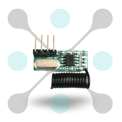 roboway RF 433MHz Wireless Receiver Module Green 4pin
