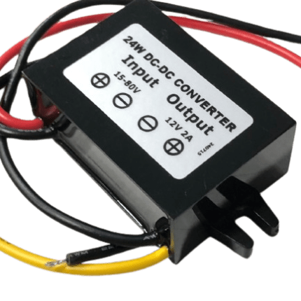 roboway dc 15v 80v to 12v 2a 24w dc dc buck power converter step down ip68 module