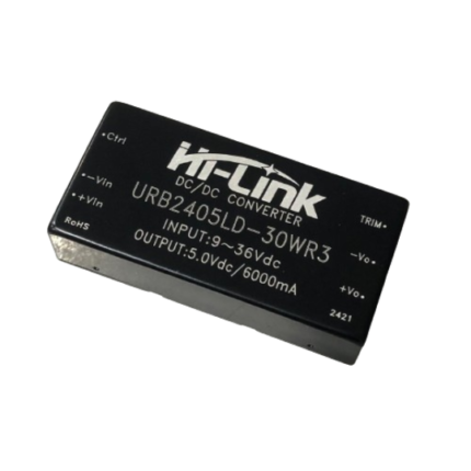 roboway hi link urb2405ld 30wr3 24v to 5v 30w dc dc converter isolated power supply module