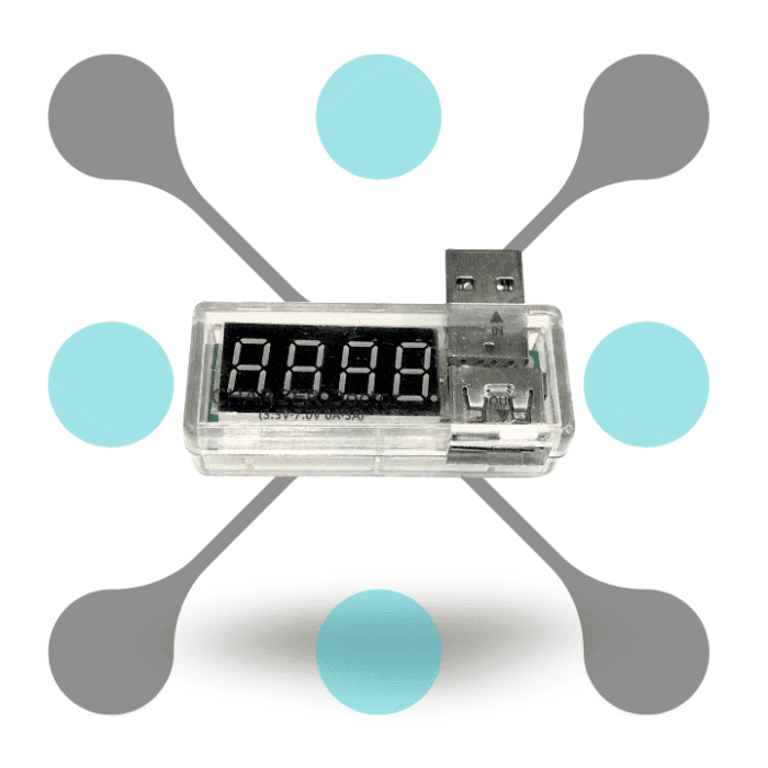 roboway White USB Mobile Charging Current Voltage Tester