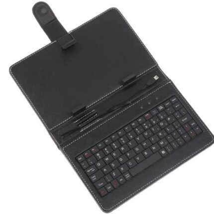 roboway wired usb tablet keyboard with leather case