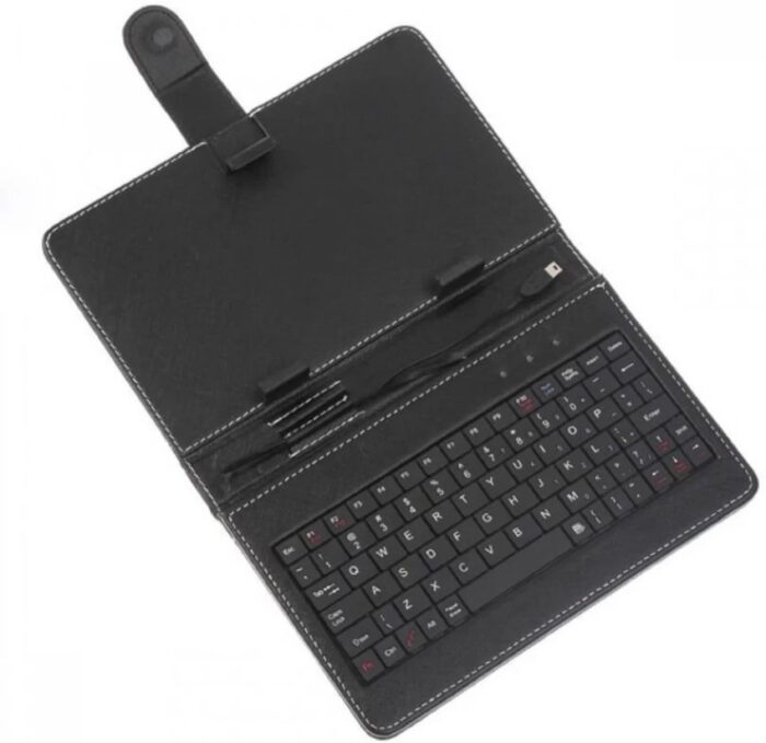 roboway wired usb tablet keyboard with leather case