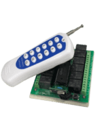 roboway 12 button rf remote with 12 channel relay