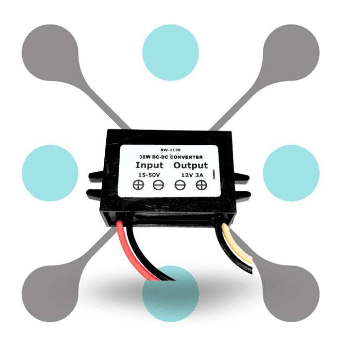 roboway 15-50V TO 12V 3A 36W buck converter