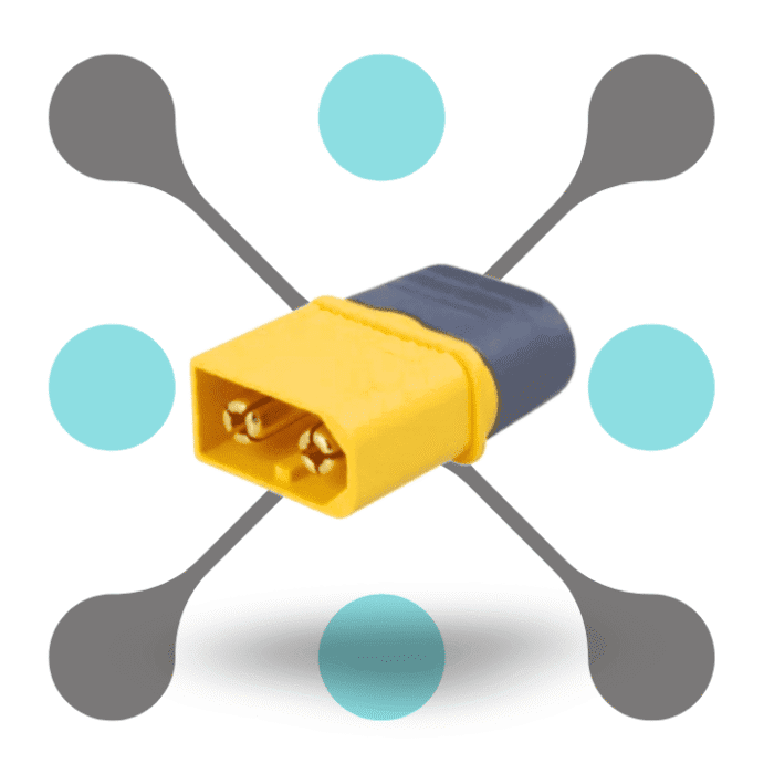 roboway Amass XT60H Male Connector with Housing