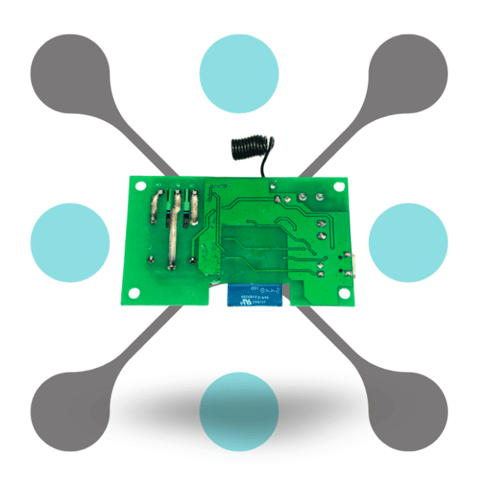 roboway DC5V 12V 24V Self-locking RF433 Wifi Module
